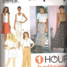 Simplicity 8863 (1994) Pattern  1-Hour Circle Skirt, Slim Skirt, Pants, Shorts  Size L-XL  Uncut