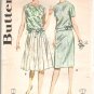 Butterick 2684 Vintage Pattern Back Button Over-Blouse Straight Pleated Skirt Size 12  Uncut