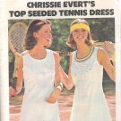 Butterick 4341 Vintage Pattern Chrissie Everet's Tennis Dress Briefs Size 10 Uncut