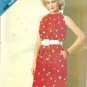 Butterick 5143 Pattern Dress Halter Type Bodice Elastic Waist Size 8-16 Uncut