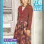 Butterick 6325 (1992) Pattern  Double Breasted Jacket Split Skirt  Blouse Size 12-16  Uncut