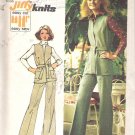 Simplicity 5858 (1973) Vintage Pattern Jiffy Knit Vest and Pants Size 10 Uncut