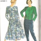 Simplicity 8062 (1992) Pattern Pleated Pants Gored Skirt Front Button Top Plus Size 8-20 Uncut