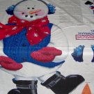 Daisy Kingdom Sammy Snowman Holiday Christmas Cut & Sew  Door Panel Fabric