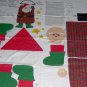 Swingin' Santa Christmas Holder Fabric Cut and Sew Panel
