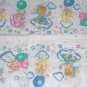 Bunnies, Lambs, Bears Clouds Ballons Baby Sheeting Print Fabric