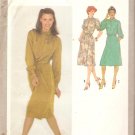 Simplicity 9282 (1979) Pullover Button Front Elastic Waist Collar Dress Pattern Size 10  Uncut