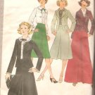 Simplicity 8246 (1977) Vintage Blouse Unlined Jacket Front Pleat Skirt Pattern Size 9 Junior Uncut