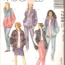 McCalls 7298 (1994) Unlined Jacket Vest Top Skirt Pull-on Pants Pattern Plus Size 20 22 24 26 Uncut
