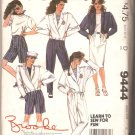 McCalls 9444 Brooke Shields Collection Jacket Top Skirt Pants Shorts Pattern Size 6 Uncut