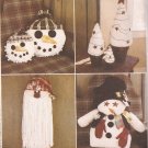 Mccalls 2333 (1999) Christmas Tree Snowman Santa Craft Patterns UNCUT