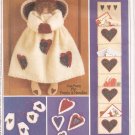 McCalls 9556 (1998) Angel Christmas Mittens Hearts Ornaments Card Holder Pattern UNCUT