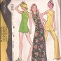 McCalls 3193 (1972) Round Neck V Yoke Sleeveless Dress Tunic Pattern Size 16 UNCUT