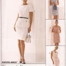 McCalls 8154 (1996) Fitted Top Dress Sleeve Neck Variations Skirt Pattern Size 8 10 12 UNCUT