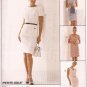 McCalls 8154 (1996) Fitted Top Dress Sleeve Neck Variations Skirt Pattern Size 8 10 12 UNCUT
