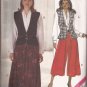 Butterick 5643 (1991) Leslie Fay Vest Blouse Skirt Split Skirt Pattern Size 18 20 22 UNCUT