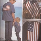 Simplicity 7246 (2002) American Flag USA Eagle Motif Transfers Flag Applique Pattern UNCUT