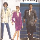 Simplicity 7489 (1991) Pants Shorts Skirt Lined Jacket Pattern Size 12 14 16 UNCUT