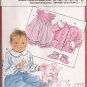 Burda 6154 Infant Toddler Dress Jacket Top Pants Booties Pattern Size 3M 6M 12M 18M 2 3 UNCUT