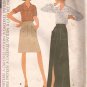 McCalls 3833 (1973) Vintage Blouse Long Short Skirt Patch Pockets Pattern Size 14