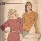 Butterick 4546 Asymmetrical Button Closing Long Dolman Sleeves Top Pattern Size 12 14 16 UNCUT