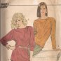 Butterick 4546 Asymmetrical Button Closing Long Dolman Sleeves Top Pattern Size 12 14 16 UNCUT