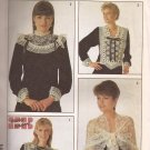 Simplicity 8884 (1988) Lace Shawl Collar French Cuffs Accessories Pattern UNCUT