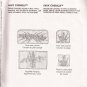 McCalls 2162 (1999) Patterns Instructions for Faux Chenille Home Decor UNCUT