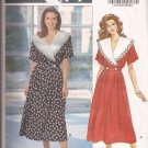 Butterick 5974 (1992) Leslie Fay Designer Dress Collar Inset Waistband Pattern Size 6 8 10 UNCUT