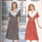 Butterick 5974 (1992) Leslie Fay Designer Dress Collar Inset Waistband Pattern Size 6 8 10 UNCUT