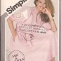 Simplicity 5317 (1981) Pullover Stand Up Collar Shoulder Tucks Dress Sash Pattern Size 6 8 10 UNCUT