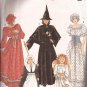Simplicity 9809 Adult Witch Prarie Dress Cap Belt Girls Pilgrim Angel Costumes Pattern
