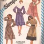 Simplicity 6379 (1983) Elastic Waist Skirt Band Gathered Sleeves Dress Pattern Size 8 10 12