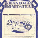 Grandmas Homestead Wall Hanging Applique Quilt Hoop 27" x 36" Pattern