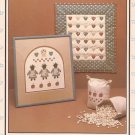 Plantation Sampler Doll Quilt Seed Bag Hearts Apples Stencil Pattern Applique