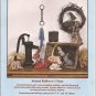 825 (1983) Creative Needlearts Jointed Covered Buttons Country Rabbit 6" 8" 10"