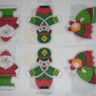 Santa Angel Nutcracker Soldier Mouse Stocking Jack in Box Caroler Fabric Ornaments