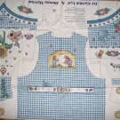 Ivy Flower Sun Seeds Water Can Bees Butterflies Birds Garden Applique Vest Size XS S M L