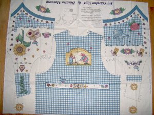Ivy Flower Sun Seeds Water Can Bees Butterflies Birds Garden Applique Vest Size XS S M L