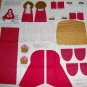 Little Red Riding Hood Screen Print Doll with Basket Stuff 16-18"