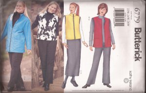 Butterick 6779 (2000) Kathy Ireland Petite Jacket Vest  Skirt Pants Pattern Size 22W 24W 26W UNCUT