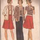 Butterick 3812 Classic Vintage Cardigan Jacket Top Skirt Pants Pattern Size 14 UNCUT