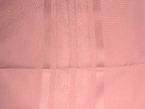 Coral Peach Polyester Table Linen Blend Fabric