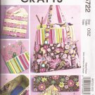 McCalls 5722 (2008) Knitting Tote Pouch Organizer Satchel Pattern UNCUT
