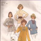 Simplicity 7627 (1976) Vintage Pullover Top Pattern Inset Sleeve Neck Variations 12 14 Medium UNCUT