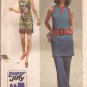 Simplicity 9410 (1971) Vintage Super Jiffy Mini Dress Tunic Pants Pattern Size 8 UNCUT