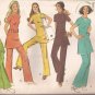 Simplicity 9514 (1971) Vintage Tunic Top Back Zip Elastic Pants Pattern  Size 10 UNCUT