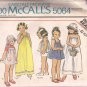 McCalls 5064 Vintage Girls Childs Shoulder Tie Dress Jumper Top Hat Pattern Size 4 UNCUT