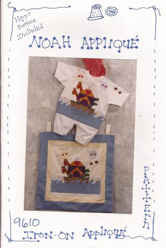 Alice & Her Mother Noah Iron-On Applique Pattern 9610 UNCUT