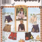 Simplicity 7366 (1996) Girls Lined Vest Front Button Appliques Pattern Size 2, 3, 4 UNCUT